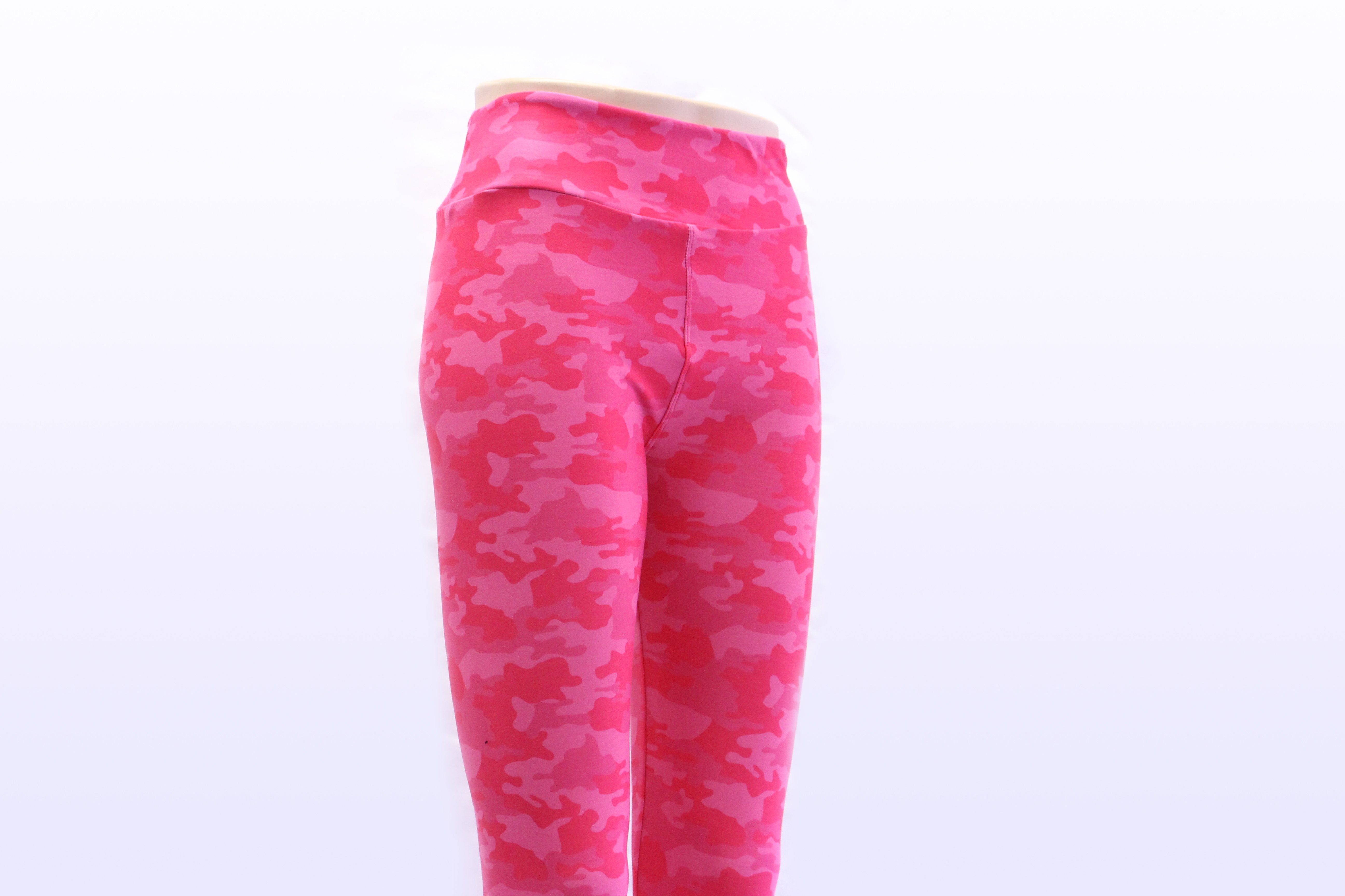 72 Wholesale Mopas Ladies Nylon Capri Leggings H.pink - at