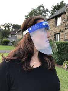 Adult face shields